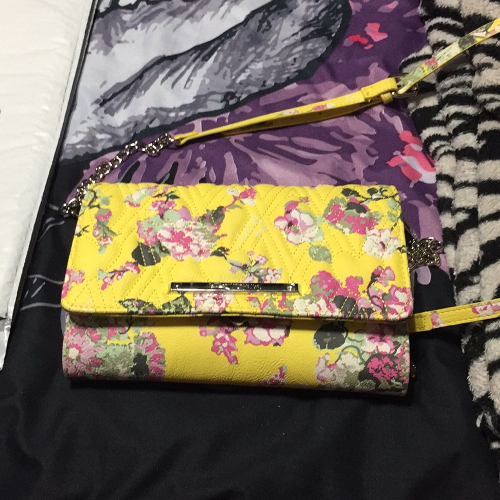 NWOT Betsey Johnson floral crossbody bag